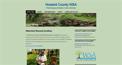 Desktop Screenshot of howardwsa.org